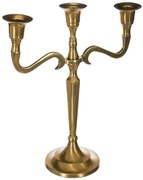 Świecznik 3-ramienny, aluminiowy stojak na świece