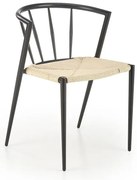 Krzesło sznurkowe w stylu boho L6-B79