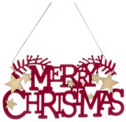Drewniana wisząca dekoracja świąteczna 22 cm Merry Christmas – Casa Selección