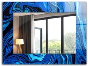 Lustro ścienne dekoracyjne Abstrakcyjny wzór niebieski