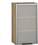 Szafka kuchenna przeszklona 40 VENTO GV-40/72 dąb craft prawa HALMAR