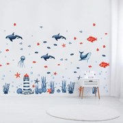 Naklejki na ścianę - Morski świat