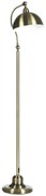 HOMCOM Lampa podłogowa vintage mosiądz regulowany kąt 42x255x152cm elegancka do salonu | Aosom PL