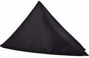 Czarna poszetka wypustka butonierka elegancka styl