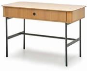 SMART biurko B-1 dąb naturalny/czarny, szuflada, nowoczesny, loft,