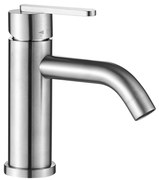 Bateria umywalkowa Rea Ontario Nikiel Szczotkowany Niska