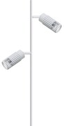 VERTICAL WHITE LAMPA PODŁOGOWA 1xGU10, biała, podwójna, dwa klosze, stojąca