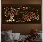 Li-Go 5307/DUB2 - Ściemnialna dekoracja ścienna LED/24W/230V 120x60 cm dąb