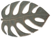 Żeliwna podkładka pod garnek, zielona, 16 x 20 cm