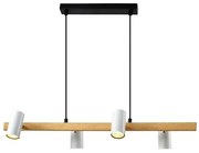 Žyrandol na lince XILO 4xGU10/25W/230V buk/biały