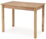GINO stół rozkładany, dąb craft, dla 4/6 osób, tradycyjny, prostokątny