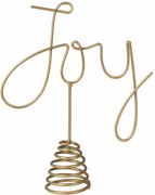 Ozdoba świąteczna GOLD JOY 21 cm, złota