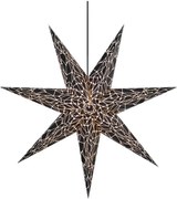 Markslöjd 704877 - Świecznik świąteczny KARLA 1xE14/25W/230V czarny 75 cm