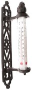 Żeliwny termometr ścienny Iron bird, wys. 27 cm