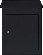 Czarna skrzynka pocztowa antykradzieżowa