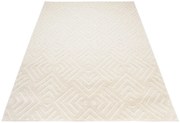 Kremowy dywan sznurkowy w stylu skandynawskim M8-E54