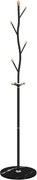 Metalowy czarny stojący wieszak na ubrania - Caden 5X