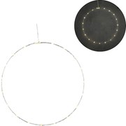 LED dekoracja wisząca CIRCLE Ø 50 cm, srebrna