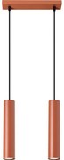 Sollux SL.1490 - Żyrandol na lince LAGOS 2xGU10/10W/230V czerwony