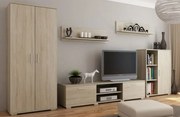 Zestaw mebli do salonu z szafą dąb sonoma N1-M90