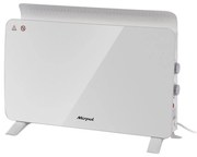 GRZEJNIK KONWEKTOROWY SZKLANY GH-1601M Z REGULACJĄ TEMPERATURY BIAŁY