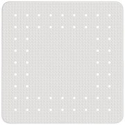 Biała antypoślizgowa mata prysznicowa Wenko Mirasol, 54x54 cm
