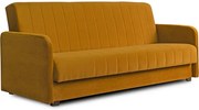 Musztardowa kanapa z funkcją spania L6-W84