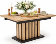 Prostokątny stół rozkładany na jednej nodze z lamelami G0-D10