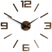 Zegar ścienny naklejany duży nowoczesny akrylowy na ścianę do kuchni salonu