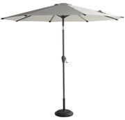 Jasnoszary parasol ogrodowy ø 270 cm Sunline – Hartman