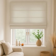 Roleta rzymska na wymiar natural EFE bez wzorów - do 200 cm