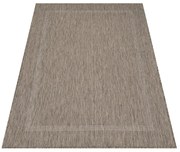 Dywan zewnętrzny Relax ramka brązowy 60 cm x 100 cm