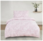 Pościel żakardowa Alabama różowa, 140 x 200 cm, 70x 90 cm