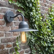 Zewnetrzna Rustykalna lampa ścienna zewnętrzna ciemnoszara IP44 - Kansas Rustykalny / Vintage Oswietlenie zewnetrzne
