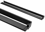 Wieszak na ręczniki Półka EVO BLACK na ścianki prysznicowe