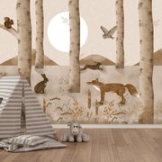 Fototapeta - Krajobraz lasu (196x136 cm)