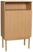 Szafka w dekorze dębu w naturalnym kolorze 80x135x42 cm Ulterior – Hübsch