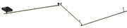 Lampa sufitowa czarna 300 cm z 3-stopniową regulacją ściemniania LED - AnnuschkaDesignerski Oswietlenie wewnetrzne