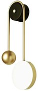 LAMPA ŚCIENNA KINKIET APP1474-W GOLD