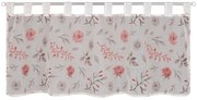 Biało-różowa firanka 135x45 cm Rose – Sehlbach