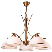 Żyrandol na łańcuchu PATRYCJA 5xE27/60W/230V