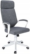 Szary nowoczesny fotel obrotowy do biurka L8-K51