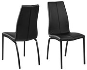 Krzesło do jadalni AMAL 1 szt czarny