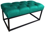 Ławka CHESTERFIELD LOFT MG20 pufa podnóżek metal