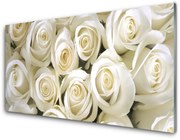 Panel Szklany Róże Kwiaty Roślina