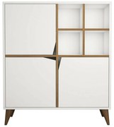 Szafka Pulse White and Walnut