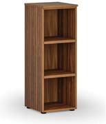Regał biurowy PRIMO WOOD, 400 x 420 x 1087 mm, orzech