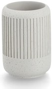 Kubek na szczoteczki CEMENT, Ø 7 cm