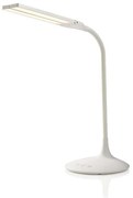 Nedis LTLG3M1WT4 - LED lampa biurkowa 6W/5V, 2200 mAh, biała, ściemnialna