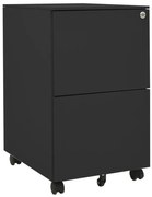 Biurowy mobilny kontenerek antracyt F7-N37